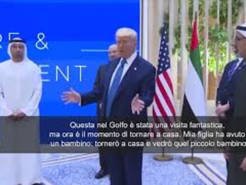 Trump ad Abu Dhabi: Visita fantastica, ma ora torno a casa. Mia figlia ha avuto un bambino