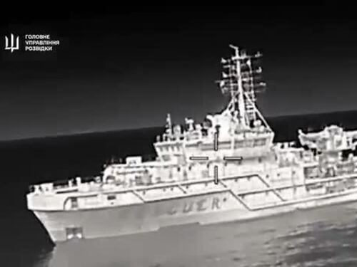 Drone ucraino colpisce una nave russa nel Mar Nero