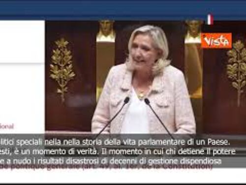 Le Pen ad Assemblea Nazionale: Momento verità, a nudo risultati disastrosi di chi ha il potere