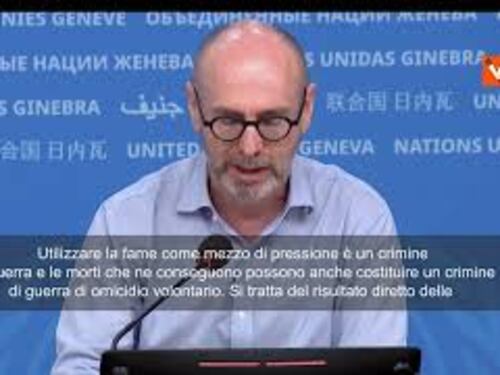 Volker Turk (Alto Commissario diritti umani Onu): Carestia a Gaza è crimine di guerra Israele