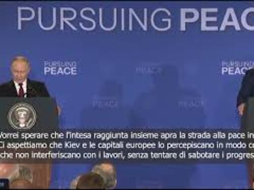 Putin ad Anchorage: Kiev e Ue non interferiscano e non sabotino progressi di pace