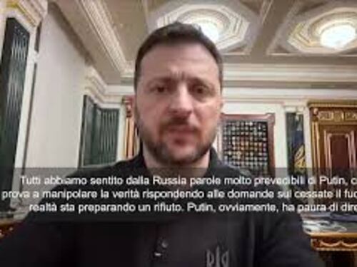 Zelensky: “Putin dirà di no a Trump, prova a manipolare la realtà”
