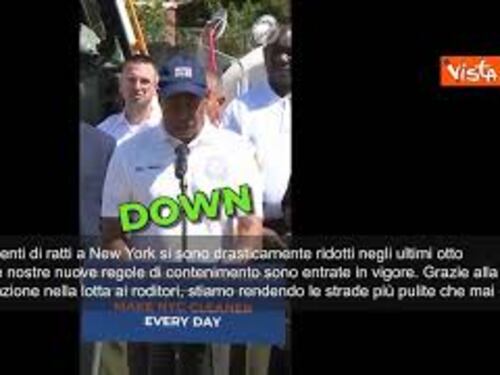 Guerra ai ratti a New York, il sindaco Eric Adams: In 8 mesi avvistamenti drasticamente ridotti