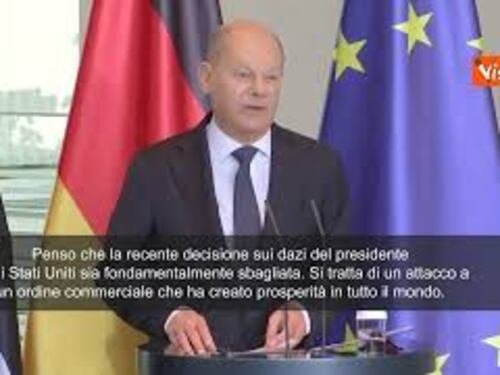 Scholz: Dazi Trump sbagliati, è un attacco all'ordine commerciale