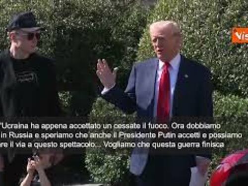 Trump: “L’Ucraina ha appena accettato un cessate il fuoco, ora trattiamo con Mosca”
