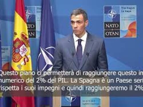 Vertice Nato, Sanchez contro tutti: Ci impegniamo a raggiungere il 2,1% di spesa per la difesa