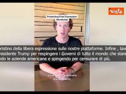 Zuckerberg: Con Trump in atto rivoluzione culturale che darà priorità alla parola