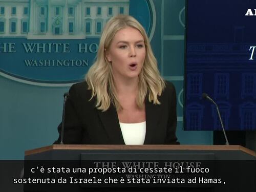 Casa Bianca: "Fine della guerra a Gaza è priorità per Trump"