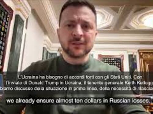 Zelensky: "Servono accordi forti con gli Stati Uniti"