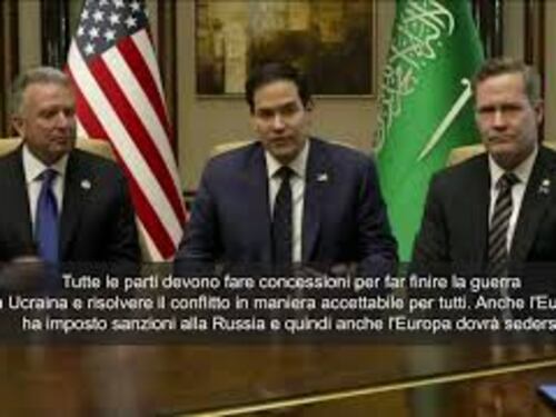 Rubio a Riad: Tutte le parti devono fare concessioni per la pace. Anche Ue ai negoziati