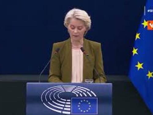 Guerra Ucraina, Von der Leyen: Sosterremo sforzi diplomatici ma Putin non vuole incontrare Zelensky