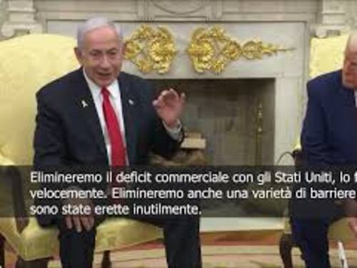 Dazi, Netanyahu: "Elimineremo il deficit commerciale con gli Stati Uniti"