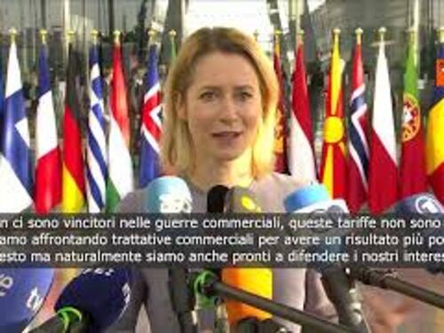 Dazi Usa, Kallas: "Non ci sono vincitori nelle guerre commerciali"