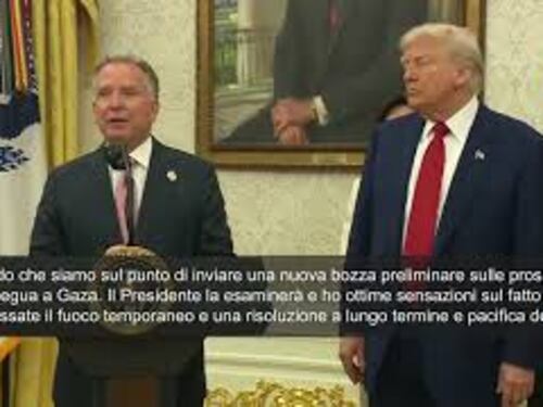 L'inviato speciale Usa Witkoff: "A breve nuova bozza di accordo per tregua a Gaza"
