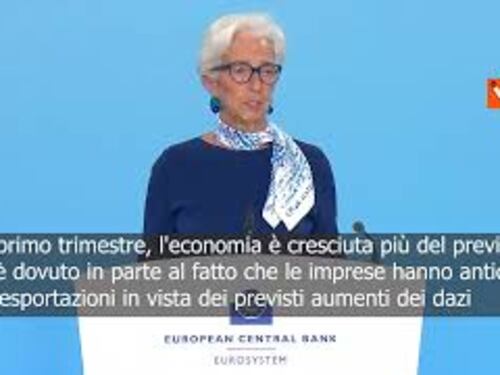 Lagarde: In primo trimestre economia Ue cresciuta più del previsto