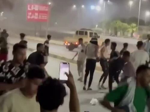 Gli spari e le proteste a Tripoli