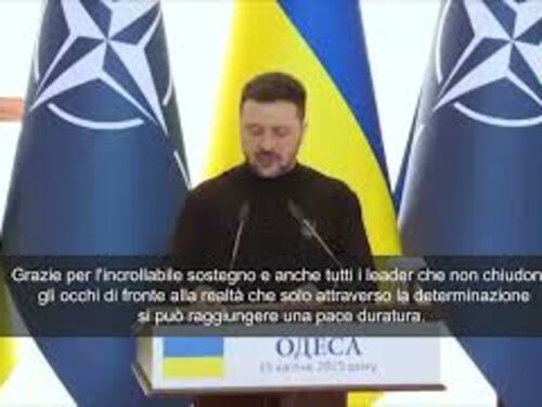 Zelensky riceve segretario Nato Rutte: Grato per incrollabile sostegno