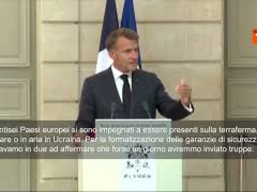 Guerra Ucraina, Macron: 26 Paesi si sono impegnati per truppe a Kiev