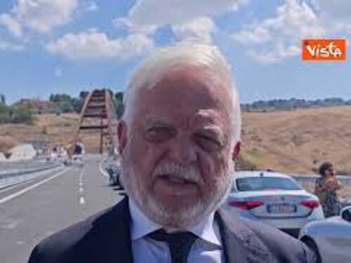 Inaugurato il Ponte ad arco San Giuliano di Anas lungo la nuova SS 640 a Caltanissetta