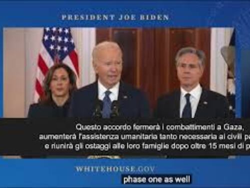Biden: "L'accordo Gaza uno dei più difficili della mia vita"
