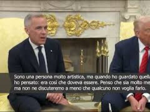 Trump a Carney alla Casa Bianca: Tra Usa e Canada sarebbe un matrimonio meraviglioso