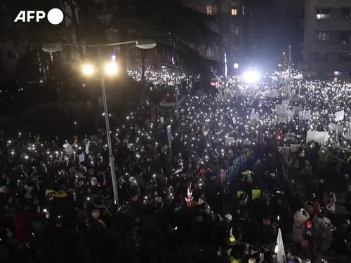 Disastro di Novi Sad, nuova protesta antigovernativa a Belgrado