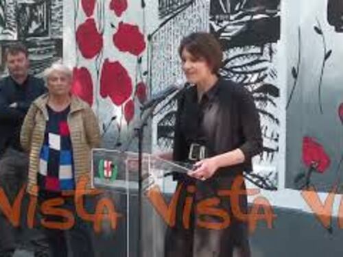 Inaugurato murale "I ragazzi di via Botticelli" dedicato a 4 partigiani a Milano, le immagini