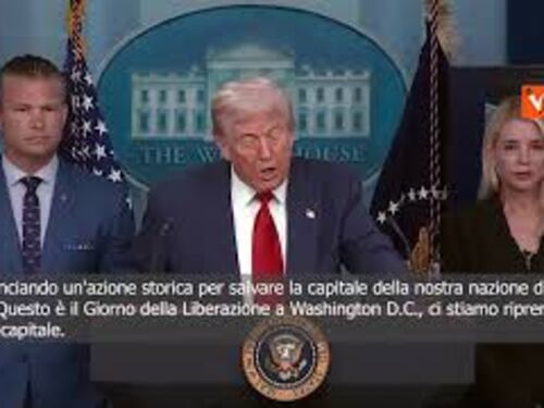 Trump: A Washington dispiegherò guardia nazionale per liberare la città dal crimine