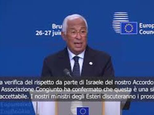 Costa: La situazione umanitaria a Gaza è catastrofica, diritti umani violati