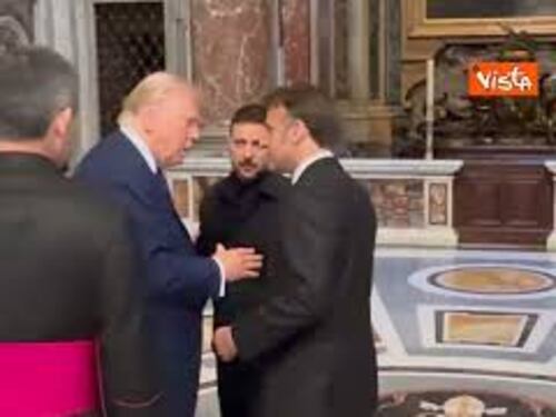 Incontro Trump-Zelensky al Vaticano, spunta Macron, ma il vertice resta a due