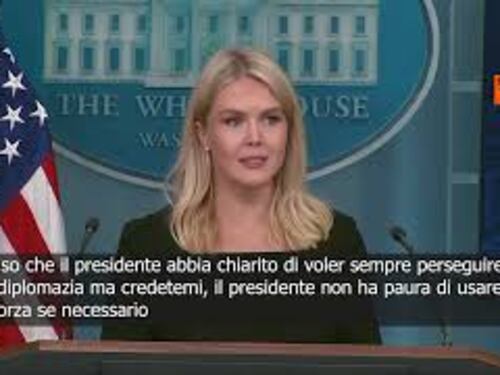 Portavoce Trump: In Iran Presidente vuole diplomazia, ma non ha paura di usare la forza