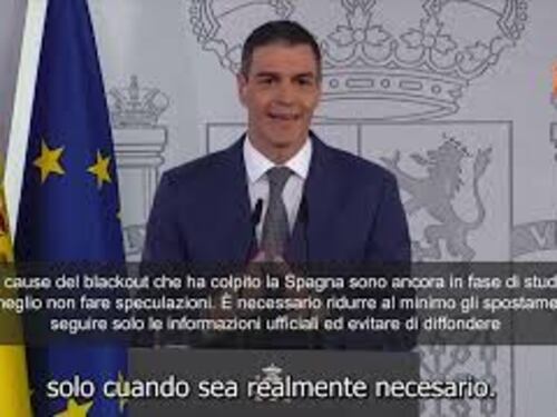 Blackout in Spagna, Sanchez dichiara emergenza nazionale: Non uscite di casa, telefonate brevi