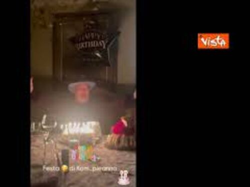La festa di compleanno di Vasco Rossi per i suoi 73 anni a Los Angeles