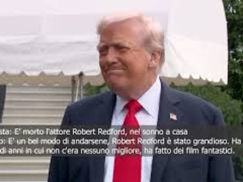 Trump: Robert Redford è stato grandioso, ha fatto dei film fantastici