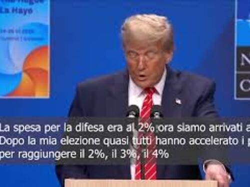 Vertice Nato. Trump: Accordo al 5% per la difesa è una vittoria monumentale