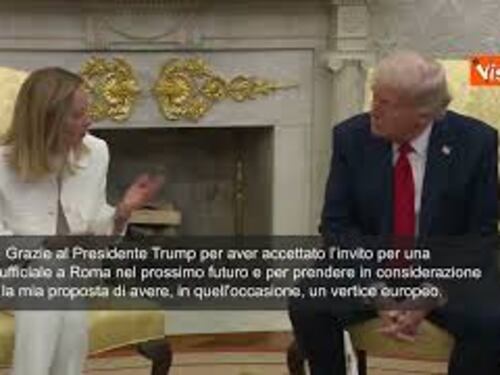 La proposta di Meloni a Trump: Make west great again, facciamo grande l'Occidente insieme
