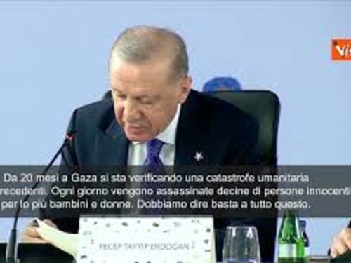 Erdogan: "Europa mostri volontà di porre fine a guerra a Gaza"