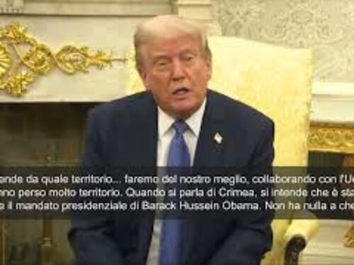 Trump: Crimea è stata ceduta durante mandato presidenziale di Barack Hussein Obama