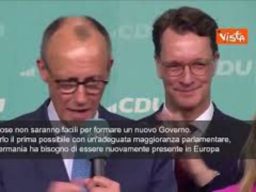 Merz (Cdu-Csu): Formeremo nuovo Governo rapidamente per essere di nuovo presenti in Ue