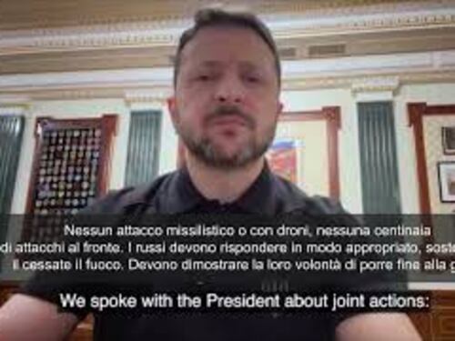 Zelensky: Ho parlato con Trump, serve cessate il fuoco duraturo