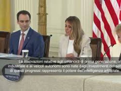 Melania Trump alle Big Tech: Dobbiamo trattare Ai con guida attenta come faremmo con un figlio