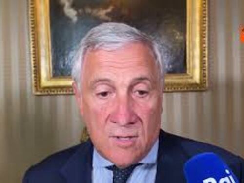 Tajani: Costruire lo Stato palestinese con missione tipo Unifil