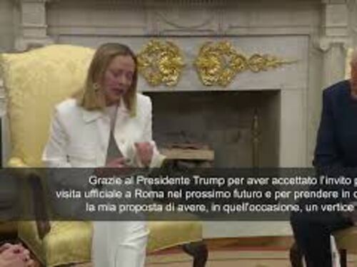 Meloni a Trump: Grazie per aver accettato invito a Roma e a considerare incontro con Ue