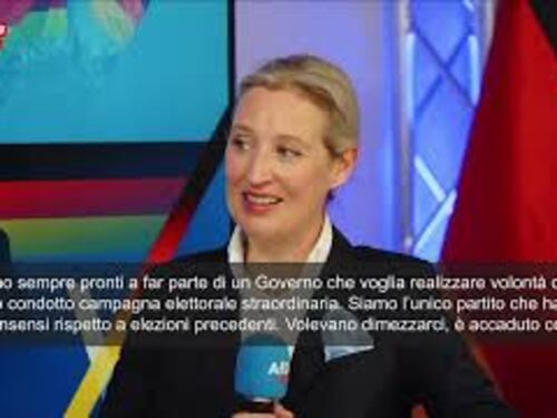 Elezioni Germania, Weidel (Afd): Vittoria storica, pronti a far parte del Governo