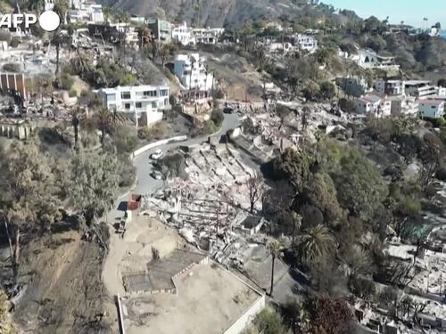 California, com'è ridotta Malibu dopo gli incendi
