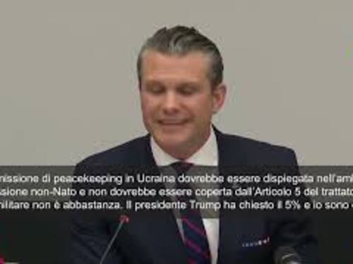 Hegseth (Pentagono): "Usa a fianco dell'Europa, ma si arrivi al 5% Pil in Difesa"