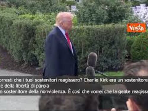 Trump con Melania alla cerimonia per 11 settembre: Rispondere con non violenza a omicidio Kirk