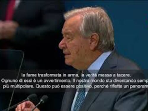 Il Segretario Guterres all'Assemblea generale: Principi Onu sotto assedio