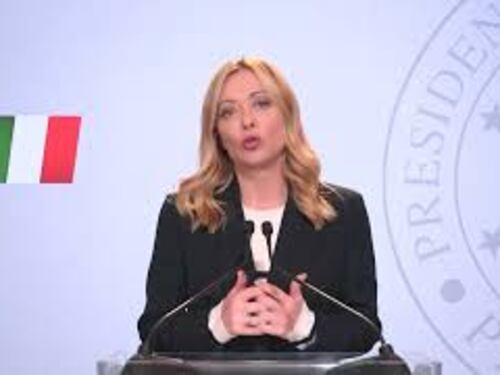 Meloni: Lavoriamo a soluzioni concrete sul costo dell'energia