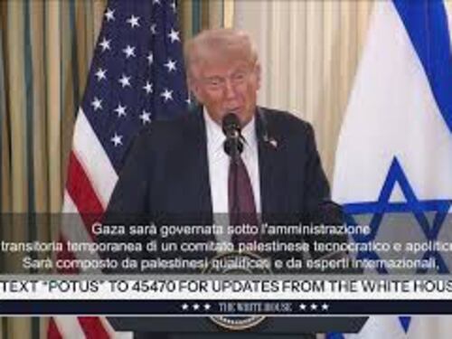 Board of Peace per Gaza, Trump: Presiederò organismo transizione con ex premier Gb Tony Blair